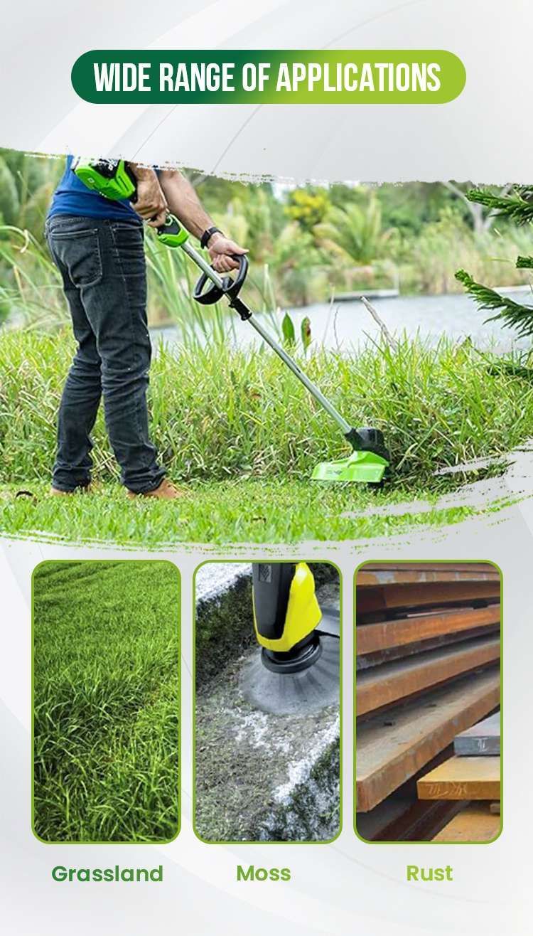 🔥SUMMER 50% OFF | BUY 2 GET 1 FREE 👨‍🌾 6 Inch Steel Wire Brush Cutter Trimmer Head